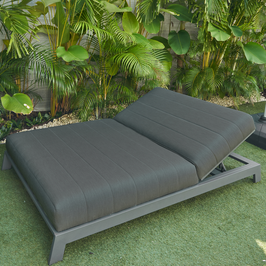 FLANELLE DARK GREY 483 COUPLE LOUNGER ZANZIBAR - Image 5