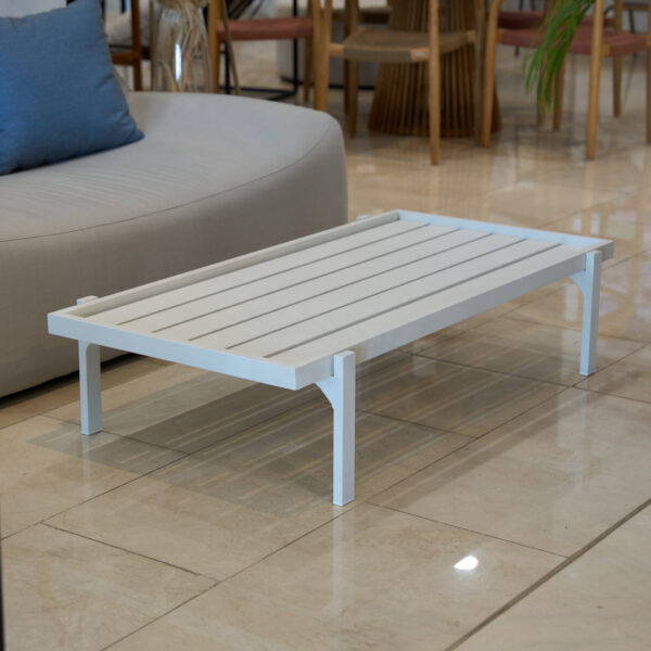 MESA DE CENTRO BALI ALUMINIO WHITE - Image 2
