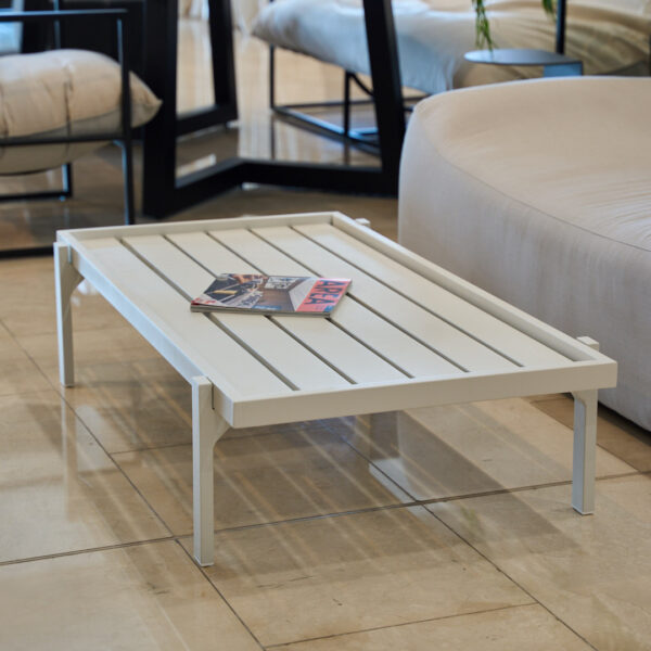 MESA DE CENTRO BALI ALUMINIO WHITE - Image 4