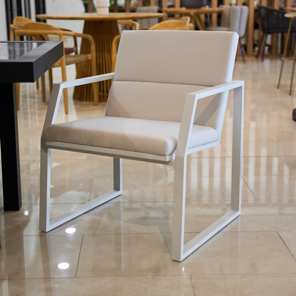 SILLA GILLI CANVAS WHITE