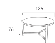 MESA COMEDOR KUREDU REDONDA